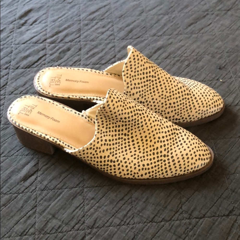 Polka Dot Mules